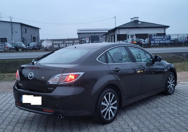 Mazda 6 cena 24990 przebieg: 190000, rok produkcji 2011 z Kutno małe 407